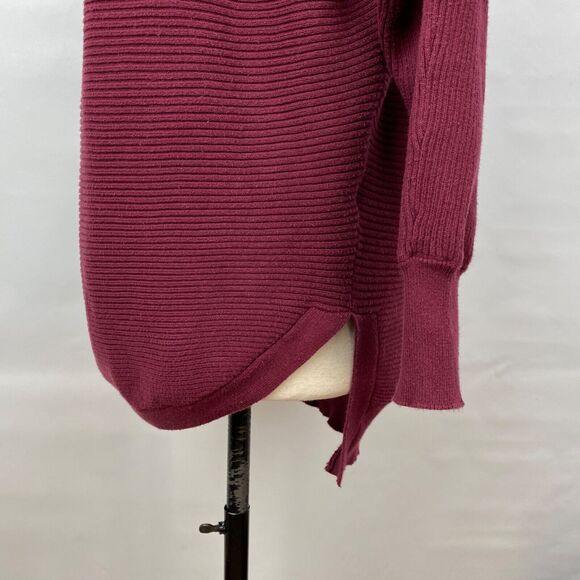 Nyland Women Rib Knit Sweater Tunic Top Small Oversized Lagenlook Dolman Sleeves - Picture 5 of 9